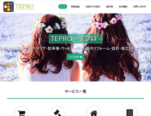 株式会社TEPRO (テプロ)様　HP